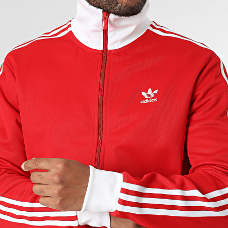 Adidas Originals - Ensemble De Survetement A Bandes CLassic TT IM4511 IM4547 Rouge Blanc